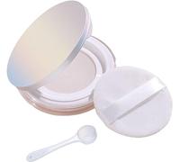 Mini boîte à poudre vide avec pâte feuilletée, rechargeable, mallette de maquillage portable pour poudre DIY (F)