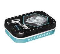 Mini boite collector Genius pills (4x6x1,6cm) bonbons menthe inclus (poids net: 15g)