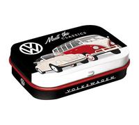Mini boite collector VW meet the classics (4x6x1,6cm) bonbons menthe inclus (poids net: 15g)