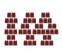Mini Boîte de Faveur avec Nœud Cœur, 50PCS Rouge | Papier nacré, montage facile, utilisation polyvalente, idéal pour les fêtes