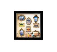 Mini boîte de musée à Bricolage soi-même, présentoir Photos avec Cadres dorés, Souvenirs for Anniversaire Mariage, Saint-Valentin pour Un Anniversaire, Un Mariage, la Saint-Valenti(Color3)