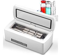 Mini boîte de stockage à froid for insuline, réfrigérateur portable à température constante, conteneur frigorifique for médicaments 0-18 ℃, refroidisseur USB for médicaments contre le diabète