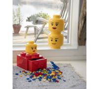 Mini-boîte en forme de tête STORAGE HEAD BOY, jaune