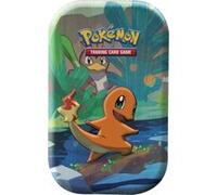 Mini boîte en métal Pokémon avec 2 boosters Modèle aléatoire E