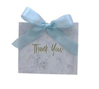 Mini boîtes cadeaux créatives en marbre gris for fêtes, boîtes à chocolats en papier, boîtes à bonbons for cadeaux de mariage, for fêtes de mariage (bleu ciel, 20 pièces)