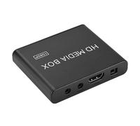 Mini BoîTier De Lecteur MultiméDia Full Hd 110-240v, 1080p, Prise En Charge Usb Mmc Rmvb Mp3 Avi Mkv