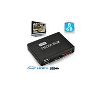 Mini Boitier Passerelle Multimédia Lecteur 1080P HDMI Téléviseur HD Tv 8Go Noir YONIS Noir G