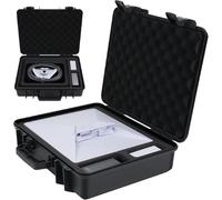 Mini Boîtier Satellite, Mini Sac de Transport Satellite avec de la Mousse Coupée, Transportant Un étui Dur de Voyage pour Le Mini Plat, Un Kickstand, Un Adaptateur de Tuyaux