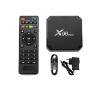 Mini boîtier TV Android X96, Android 9.0, Amlogic S905W Quad-Core, 2 Go + 16 Go, lecteur multimédia 4K HD, Wi-Fi, AH3744