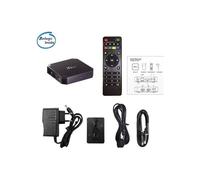 Mini boîtier TV X96 Android 7.1.2, processeur quadricœur Amlogic S905W, Wi-Fi 2G/16G, lecteur 4K HD avec récepteur infrarouge.