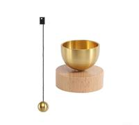 Mini bol chantant pour yoga et méditation, améliore la pratique avec un beau son, carillon à vent en métal dopamine et cuivre