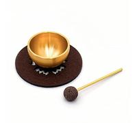 Mini bol chantant, son d'ange réconfortant, petit ensemble de bols chantants avec maillet et coussin, instrument portable pour la méditation, ensemble de bols chantants tibétains anti-stress