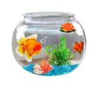 Mini Bol d'aquarium - Vase Rond décoratif Durable - Matériau Transparent résistant Chocs - Écran élégant - Utilisation comme décoration de Table/fête/événement/intérieur