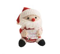 Mini bonhomme de neige positif amusant, poupée tricotée émotionnelle au crochet avec carte positive, bonhomme de neige tricoté pour collègues, meilleur ami, cadeaux d'hiver pour femmes et hommes