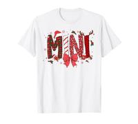 Mini Bonnet de Père Noël avec nœud de Renne T-Shirt