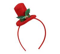 Mini bonnet de Père Noël - Serre-tête - Pour fête de Noël - Accessoires photo créatifs - Décoration de festival