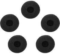 Mini bonnettes Anti-Vent pour Microphone,Protections en Mousse pour Micro-Casque à Revers,Noir,Lot de 5 pièces.[F41]
