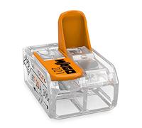 Mini-borne à levier universelle Wago - 2 conducteurs - Vendu par 100