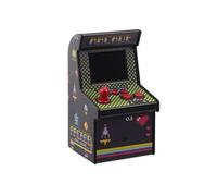 MISTER GADGET Mini borne d'arcade MG3314 240 jeux classiques rétro Noir 15.8x8.5x9 cm