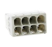 Mini borne S2273 avec 8 entrées et conducteurs 2,5mm² - Wago