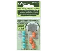 Clover Mini-bouchons d'arrêt pour pointe d'aiguilles Rose OS