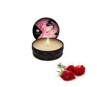 Mini Bougie de Massage Lueur et Caresse Pétales Roses