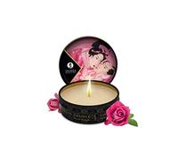 Mini bougie de massage lueur et caresses - aphrodisia/rose