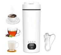 Mini Bouilloire de Voyage 450ml - Bouilloire Voyage Compacte avec 4 Températures, Mini Bouilloire Électrique Portable, Bouilloire Portable Rapide et Sécurisée pour Thé, Café, Déplacements