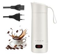 Mini Bouilloire Electrique De Voyage, Mini Bouilloire De Voyage, Mug De Voyage Chauffant, 400ML Bouilloire Electrique, Fermeture Automatique, 300W Chauffe Biberon Portable Pour Café Lait Thé Voiture