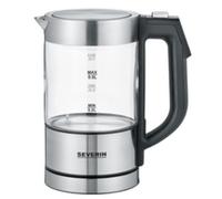 Mini bouilloire en verre WK 3458, inox / noir