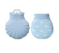 Mini bouillotte compacte à chauffage rapide et longue durée pour voyage (bleu)