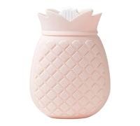 Mini bouillotte, petite bouillotte de 350 ml avec housse souple amovible et lavable pour soulager les douleurs du dos/du cou/des épaules