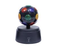 Mini Boule Disco Led "Rotative" 11cm Noir