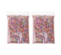 Mini boules colorées en mousse de polystyrène pour slime, loisirs créatifs, décoration