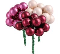 Mini boules de Noël sur fil Ø20mm 140 pièces Berry Mix Décoration de table Couronne de l'Avent
