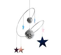Mini Boules Disco - Attrape- Avec Boule Disco Et Étoiles Réfléchissantes | Spinner Décoration Pour Mariage Voiture Rétroviseur Balcon Patio Jardin Fête Fenêtre Mur Maison Anniversaire