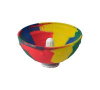 Mini Bouncing Bowl - Rubber Stress Relief Fun Jumping Toy | Half Mushroom Ball Pop Bounce | Portable Desk Sensory Play for Kids Adults