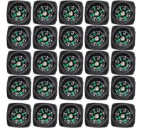 Mini Boussole, 25 Pièces, Boussole De Poche, Boussole De Poche Pour Enfants, Boussole Pour Randonnée, Camping, Activités De Plein Air