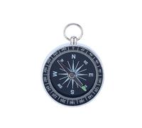 Mini Boussole avec Porte-clés - Boussole de Poche Portable pour Aventures en Plein air, randonnée, Camping, Alpinisme - pointeur Fluorescent pour la Navigation à Faible lumière -