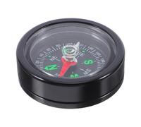 Mini Boussole de Vélo pour Potence, Compacte, Noir, Plastique Fer | Lecture Rapide Coup D'œil, Montage Stable Jeu de Direction, Réutilisable, Vtt et Hybride