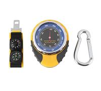 Mini boussole numérique altimètre thermomètre baromètre 4 en 1 multifonctionnel Camping en plein air randonnée matériau en caoutchouc essentiel 178g