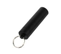 Mini bouteille de médicament portable porte-clés en alliage d'aluminium - Essentiel de voyage en plein air avec trois compartiments