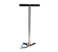 Mini bouteille de plongée Pompe Haute Pression En Acier Inoxydable 30MPA 4500psi 40MPA 6000psi Manuelle À Trois Étages pour la pêche, la plongée en apnée et le sauvetage d'urgence(Color:Stainless stee