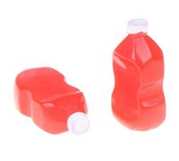 Mini Bouteille De Sauce Tomate Pour Maison De Poupée, 2 Pièces, Miniaturas 1:12, Accessoires De Cuisine Pour Maison De Poupée