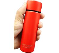 Mini Bouteille Isotherme 150 Ml, Gourde Dopper Inox 316 (Rouge)