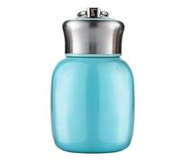 Mini bouteille isotherme de 200 ml - Bouteille d'eau chaude et froide sous vide - Pour filles, garçons, adultes (bleu sarcelle)