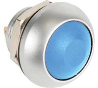 Mini-Bouton-Poussoir - Rond - Métal - Capuchon De Protection Bleu - 1P Spst Off-(On)