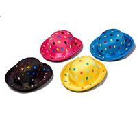 Mini Bowler Black, With Dots