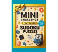 Mini Brain Challenges Puzzle Books 50 Sudoku Medium Brain Boost Puzzles