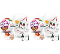 Mini Brands Capsule Create Krispy Kreme Holiday série 1 de ZURU - Mini à Collectionner, Emballage Surprise, DIY, travaux manuels, Jeu en résine, Fantaisie, réplique d’Aliments (Lot de 2)